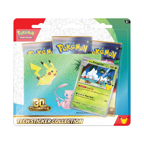 30th Celebration Tech Sticker Collection Alolan Exeggutor