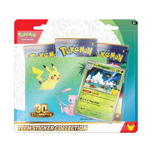30th Celebration Tech Sticker Collection Alolan Exeggutor