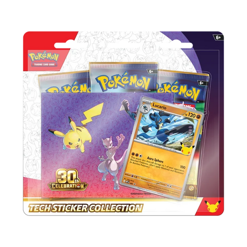 30th Celebration Tech Sticker Collection Lucario
