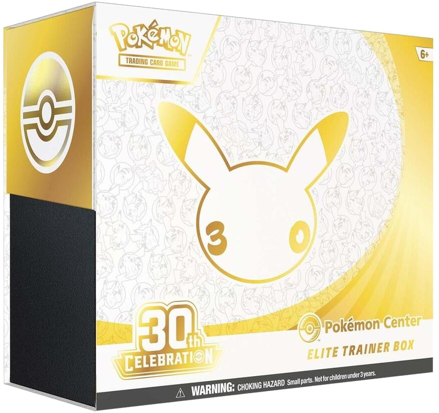 30th celebration pokemon center elite trainer box