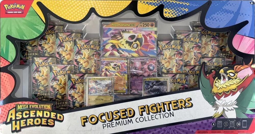 Ascended Heroes Focused Fighters Premium Collection Sams Club