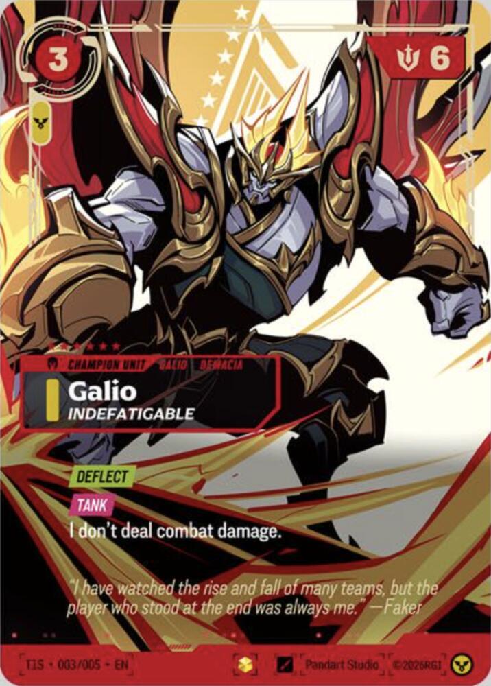 Galio Indefatigable T1 Worlds Champion Signature Edition Bundle