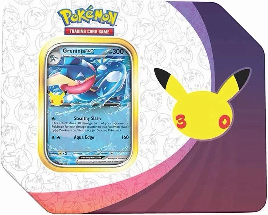 30th Celebration ex Tin Greninja ex Retail Version