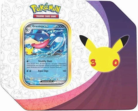 30th Celebration ex Tin Greninja ex Retail Version