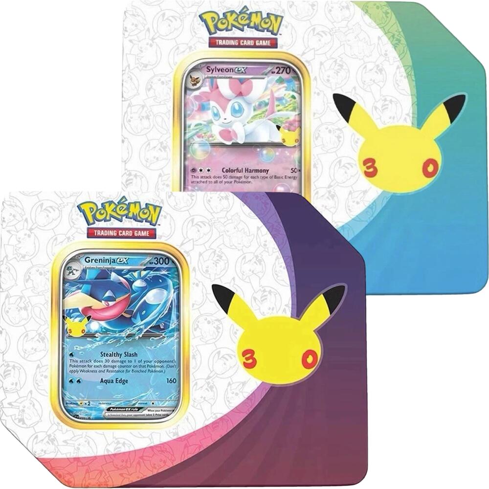 30th Celebration ex Tin Set of 2 Retail Version