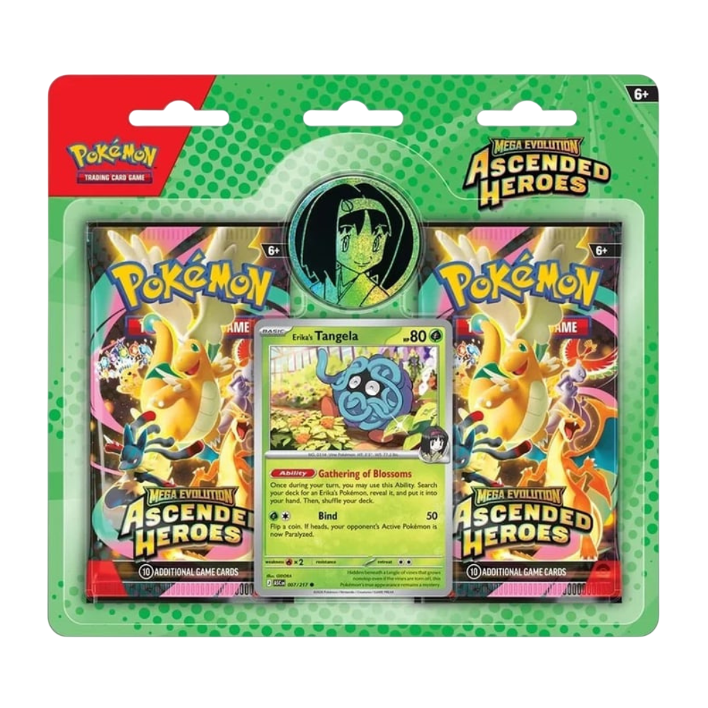 Ascended Heroes Erika's Tangela 2-Pack Blister