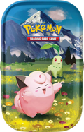 ascended heroes mini tin clefairy and chikorita
