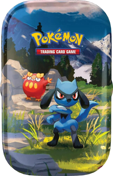 Ascended Heroes Mini Tin Riolu and Darumaka