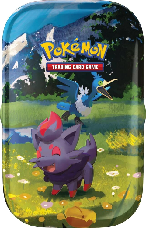 Ascended Heroes Mini Tin Zorua and Cramorant