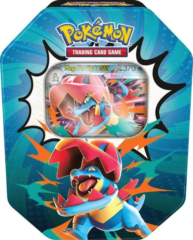 ascended heroes tin mega feraligatr ex