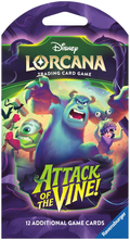 disney lorcana attack of the vine sleeved booster pack