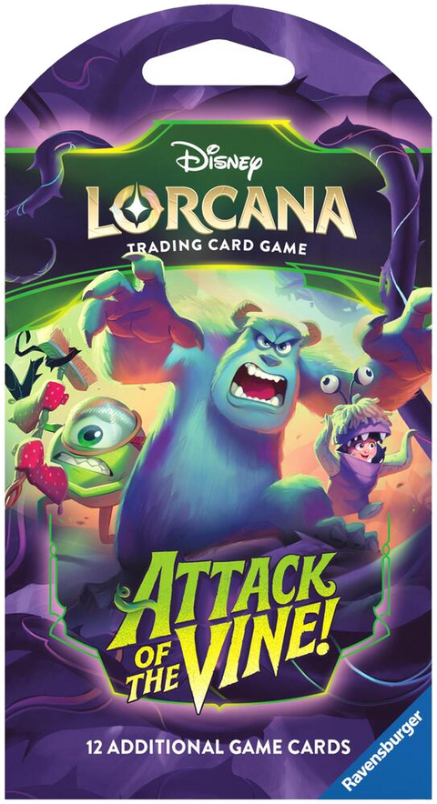 Disney Lorcana Attack of the Vine Sleeved Booster Pack