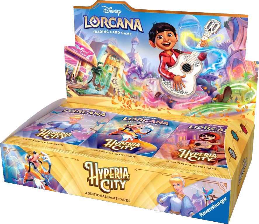 disney lorcana hyperia city booster box