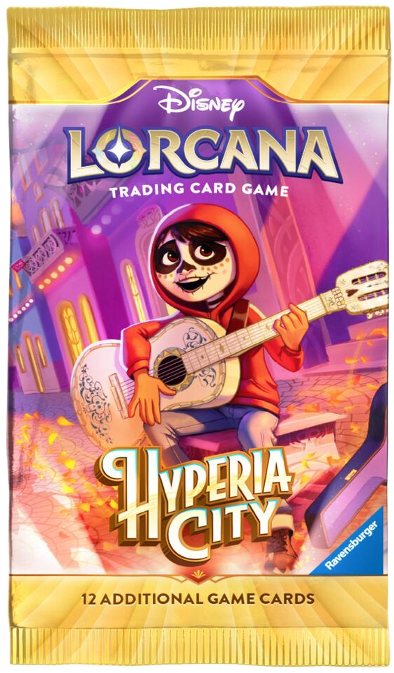 disney lorcana hyperia city booster pack