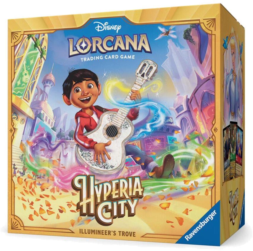 disney lorcana hyperia city illumineers trove