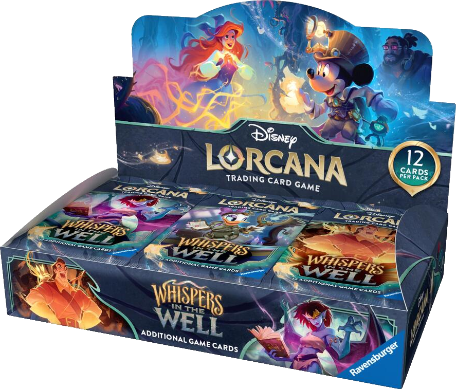 disney lorcana whispers in the well booster box