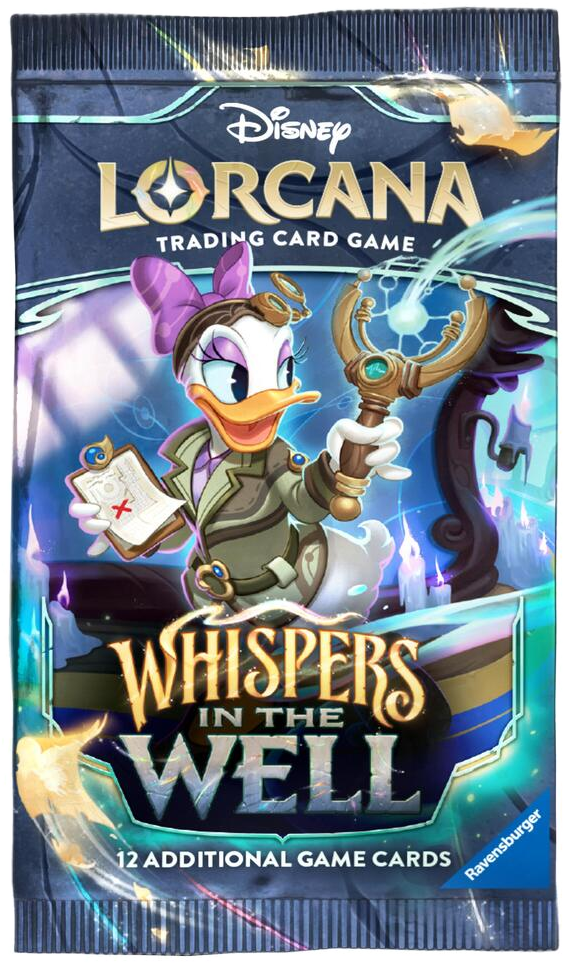 disney lorcana whispers in the well booster pack