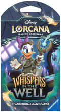 disney lorcana whispers in the well sleeved booster pack