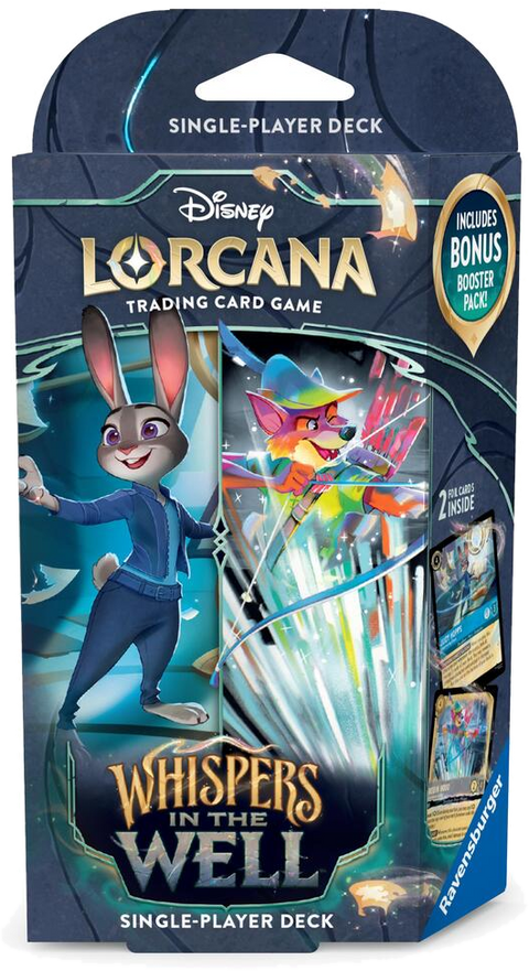 Disney Lorcana Whispers in the Well Starter Deck Sapphire and Steel