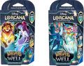 disney lorcana whispers in the well starter deck set of 2