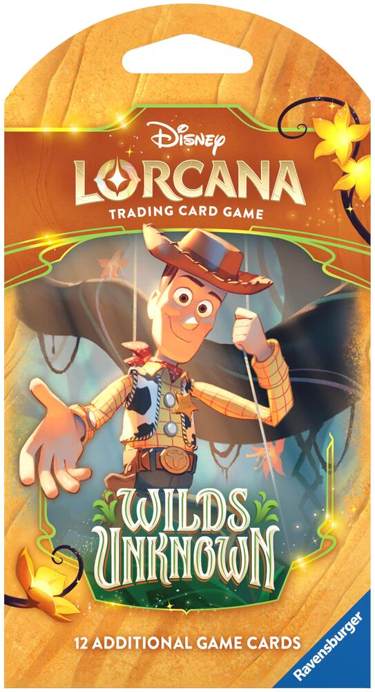 disney lorcana wilds unknown sleeved booster pack