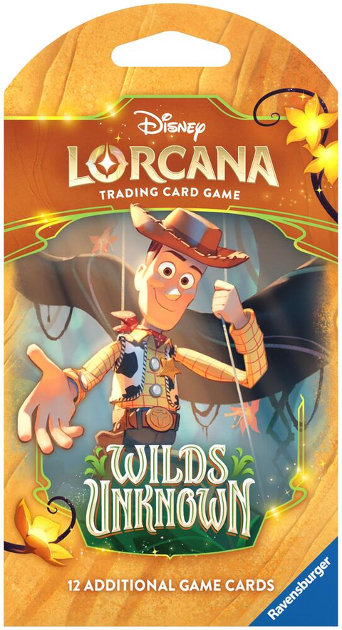 Disney Lorcana Wilds Unknown Sleeved Booster Pack
