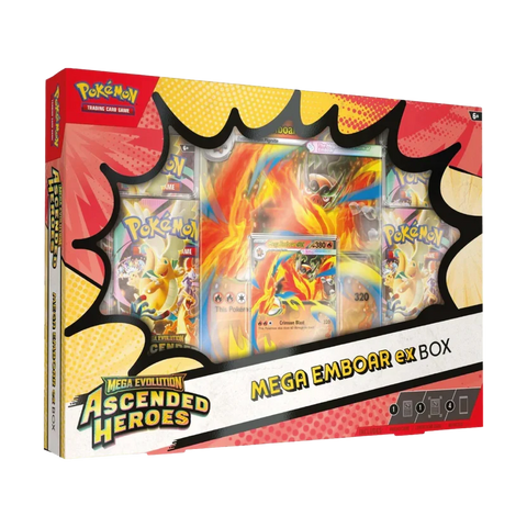 Ascended Heroes Mega Emboar ex Box