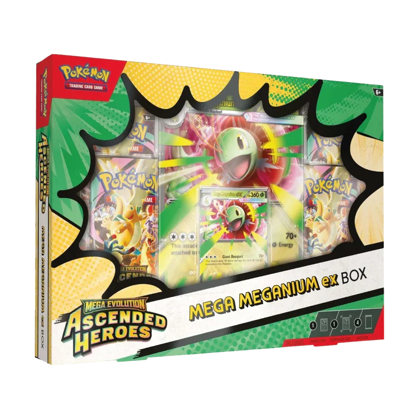 Ascended Heroes Mega Meganium ex Box