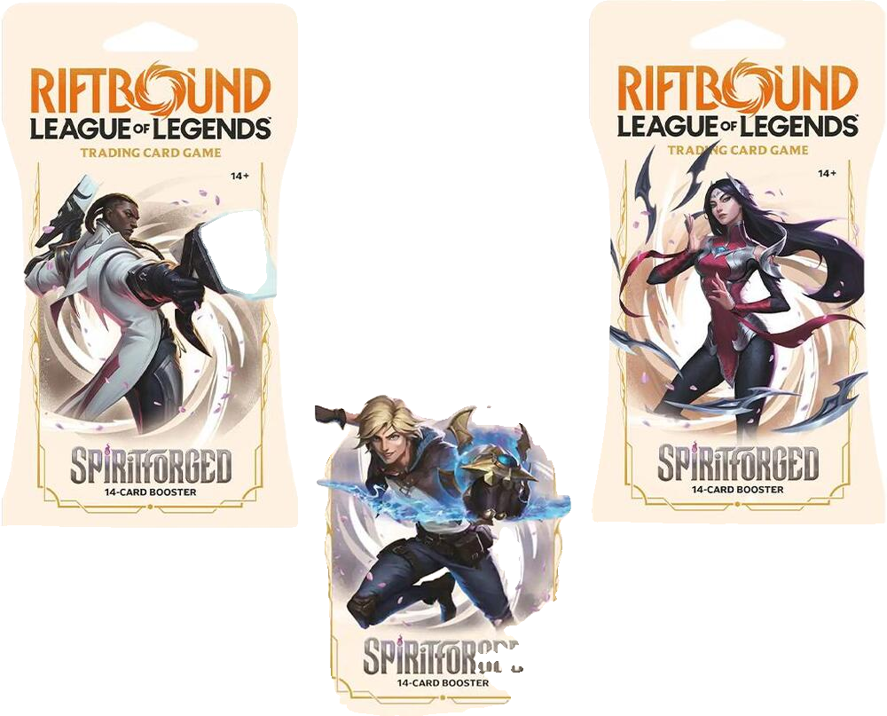 spiritforged sleeved booster pack art bundle set of 3