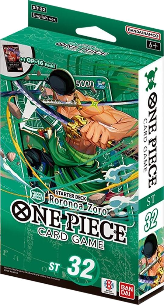 starter deck 32 green roronoa zoro