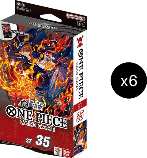 Starter Deck 35 RED BLACK Sabo Display