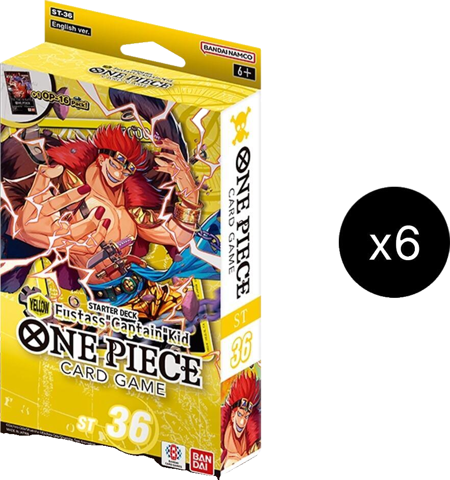 starter deck 36 yellow eustasscaptainkid display