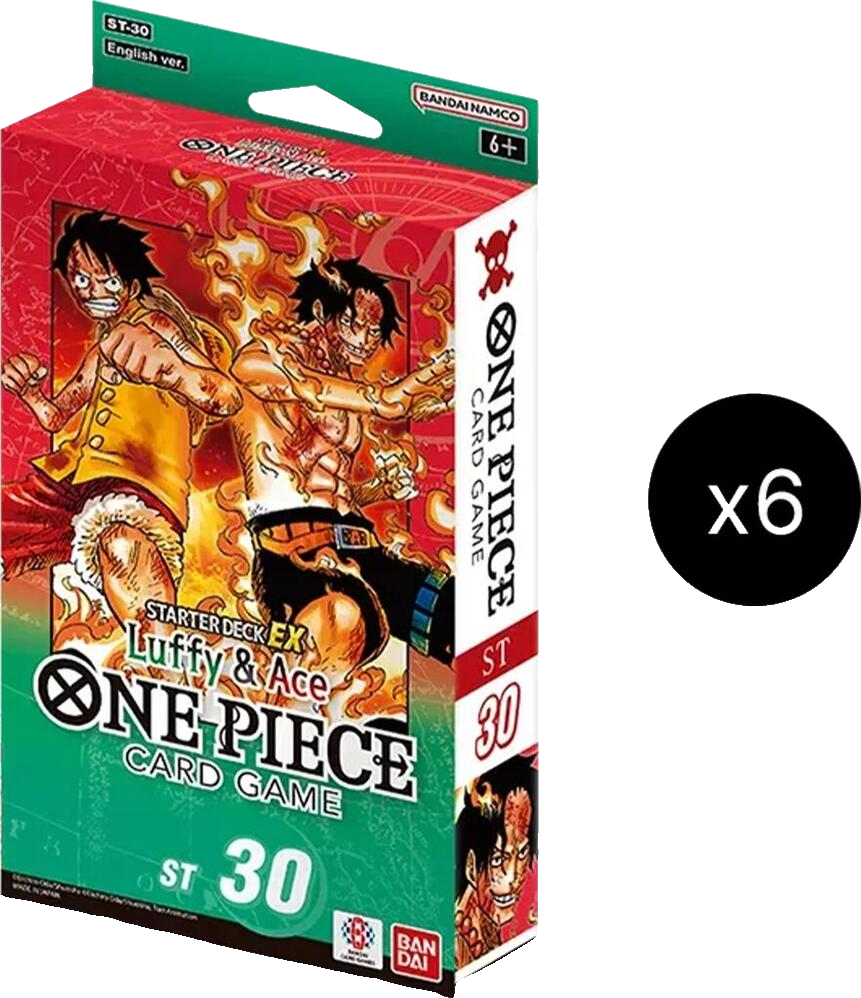 starter deck ex luffy and ace display
