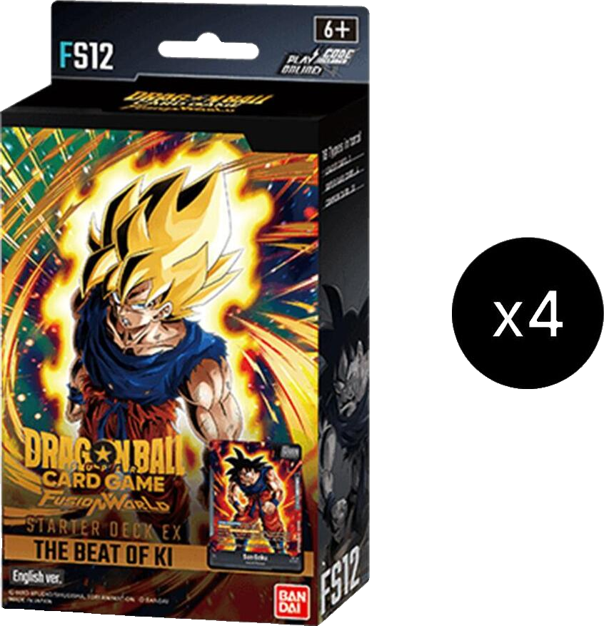 starter deck ex the beat of ki display