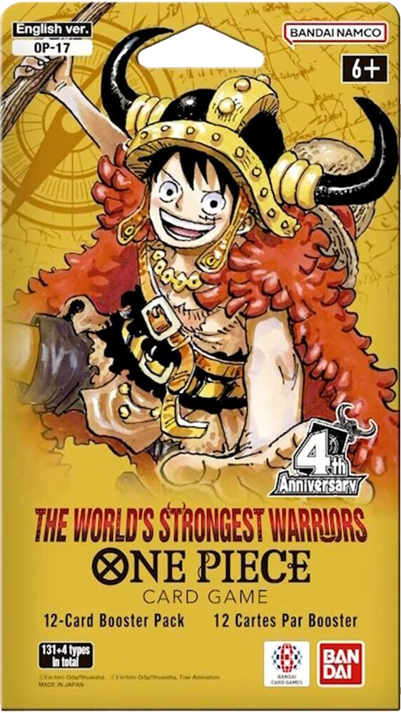 the worlds strongest warriors sleeved booster pack
