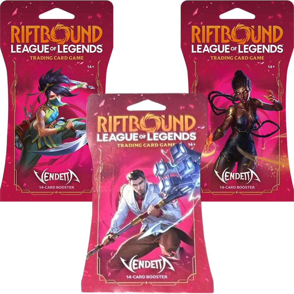 vendetta sleeved booster pack art bundle set of 3